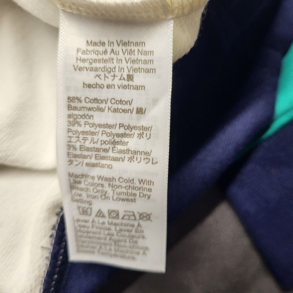 J Crew Ringer Crew Neck Pullover Raglan Sleeve Color Block XL NEW - Picture 3 of 9